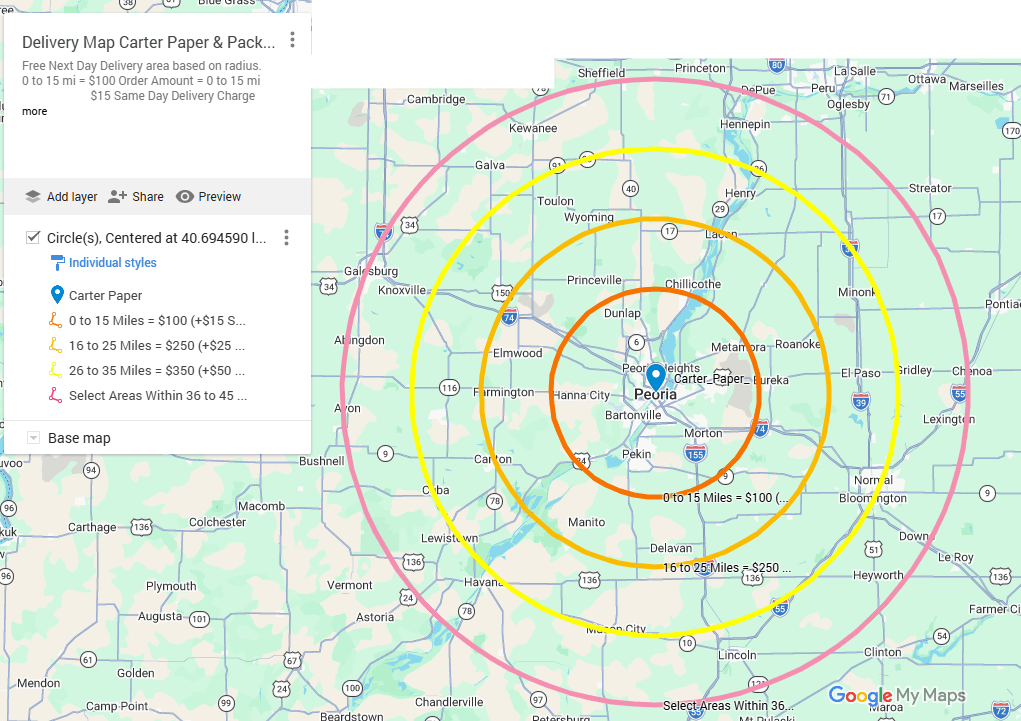 Delivery Area March 2026